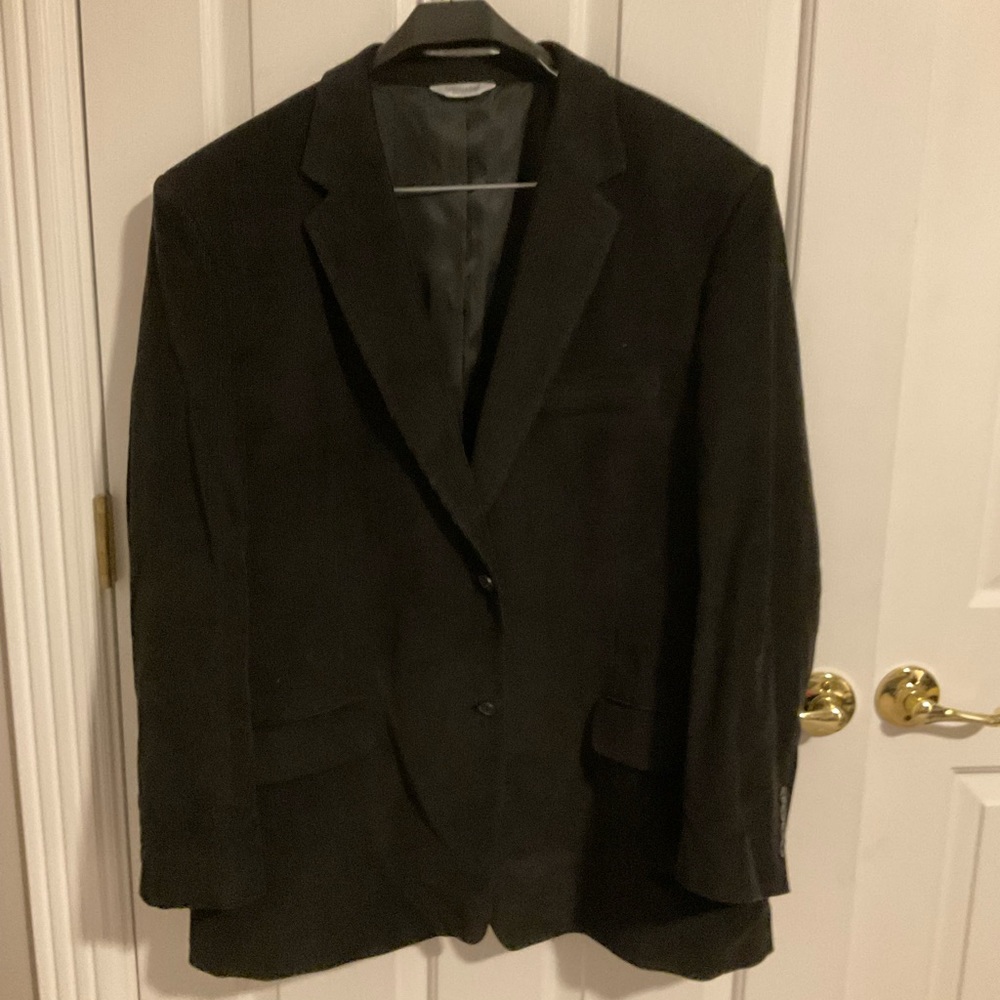 Joseph & Feiss Black Corduroy Blazer
